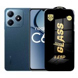 Folie de Protectie pentru Realme C63, TEO, Sticla Securizata ESD, Margini Negre, Rezistenta la Zgirieturi, Antistatica, 0.35 mm, Transparenta