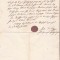 A3771N Act privitor la biserica evanghelică din Hălchiu, județul Brașov, 1860, cu sigiliu &icirc;n ceară roșie, limba germană