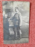 Fotografie tip carte postala, militar inceput de secol XX