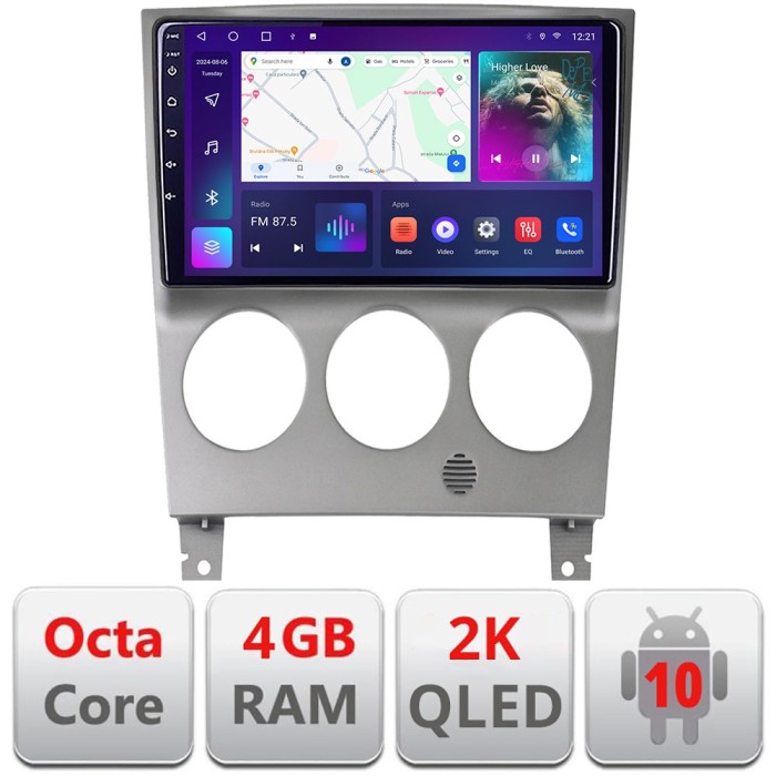 Navigatie Subaru Impreza 2002-2007 Android ecran Qled 2K Octa core 4+32 KIT-impreza2002+EDT-E409-2K CarStore Technology