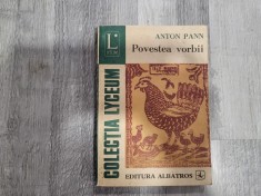 Povestea vorbii de Anton Pann