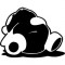 Stickere auto JDM sleeping panda