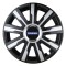 Set 4 Capace Roti Autohelix MSA&reg;, potrivite jantelor de R15, pentru Volvo, model mirage