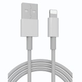 Cablu date si incarcare rapida FastCharge, PRESTIGE CHARGE&reg;, pentru Apple Iphone 8, X, XS, 11, 12, 13, 14 Pro &amp; ProMAx, Ipad, AirPods, 2.4 A, compatib