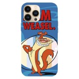 Husa compatibila cu Apple iPhone 15 Pro Max model I am Weasel, Silicon, TPU, Viceversa, Transparent, Carcasa