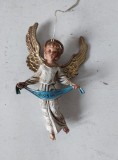 Figurina vintage inger (Gabriel) 10/9 Italy Nativity GLORIA ANGEL, 9cm, Fontanini