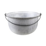 Ceaun tuci aluminiu alimentar, capacitate 35L, fund rotund / EXT 8035