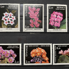 PC35 - Monaco 1981 Flora/ Plante Exotice, serie MNH, 6v