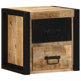 VidaXL Noptiera 40x35x40 cm lemn masiv de mango