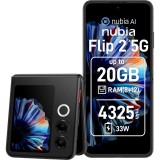 Telefon mobil ZTE nubia Flip 2 5G, 256GB, 8GB, Dual SIM, Night Black