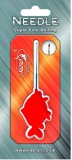 Croseta KATRAN Super Fine Baiting Needle, Red, 1buc/pac