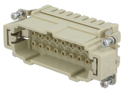 Conector HDC Inserturi Contact Tată Han Ex 16 16 PE foto