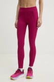 Reebok leggins de antrenament LUX Collection culoarea roz, uni, 100214323