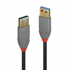 Cablu USB 3.0-A la USB-A T-T 1m Anthra Line, Lindy L36751