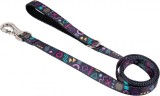 Lesa pentru caine cu incuietoare de siguranta 360&deg;ASTORPET, poliester/metal, multicolor, 1,5 m, marimea M