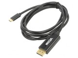 Adaptor USB 3.1 DisplayPort USB C Aurit 1,8m Negru, VCOM
