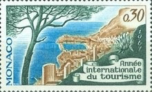 Monaco 1967 - Anul International de Turism , neuzata foto