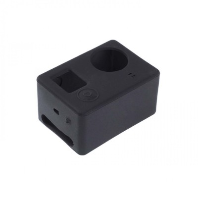 Husa din silicon pentru GoPro Hero 3 Hero 3+ cu spatiu pentru LCD BacPac foto