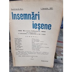 Revista Insemnari Iesene nr.1/1937