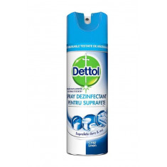 Spray dezinfectant suprafete Dettol Crisp Linen, 400 ml