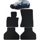 Set Premium de Covorase din Cauciuc Negru pentru BMW X5 E70 X6 E71 Performance AutoTuning