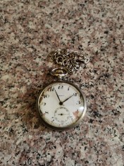 Ceas Argint De Buzunar Doxa Medaille D&rdquo;or 1906 Hours Conc - - , GREUTATE: 114G