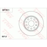 Disc frana Trw DF7911, parte montare : Punte spate