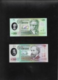Set Uruguay 20 + 50 pesos uruguayos polimer unc