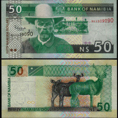 NAMIBIA █ bancnota █ 50 Dollars █ 2003 █ P-8b █ UNC █ necirculata