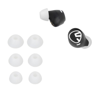 Set 6 Varfuri de schimb Kwmobile pentru SoundPEATS T3/T2/H2, Alb, Silicon, KWM000024SU001C foto