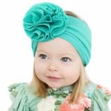 Bentita verde lata cu floare (Marime Disponibila: 6-12 luni (Marimea 19