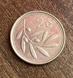C50 - Moneda foarte veche - Malta - 2 centi - 1998