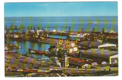 CPIB 18468 CARTE POSTALA - CONSTANTA. VEDERE DIN PORT foto