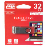 Cumpara ieftin Memorie USB GoodRam Twister, 32 GB, USB 3.0, Rosu