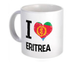 Iubesc Eritreea : Cadou Halba : Heart Flag Country Crest Eritrean Expat, Generic