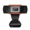 Camera Web, Full HD 1080P, cu microfon, Reducere Zgomot, pentru videoconferinte, Conectare Laptop, transmisii live, Cablu USB, Negru