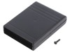 Carcasă universală ABS neagră 68mm x 91mm x 18mm cu şurub x1, MASZCZYK