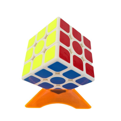Cub Rubik 3x3x3 QingHong Yumo Cube, alb foto