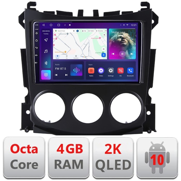 Navigatie Nissan 370Z 2008-2012 Android ecran Qled 2K Octa core 4+32 KIT-370Z+EDT-E409-2K CarStore Technology