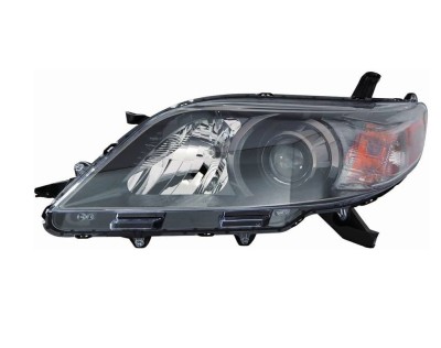 Far TOYOTA SIENNA, 01.2010-2020, model : SE, partea stanga, Type= USA; H11+HB3+PY27/7W; manual; negru; halogen, foto