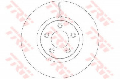 Disc frana MAZDA 3 (BL) (2008 - 2016) TRW DF6490S foto