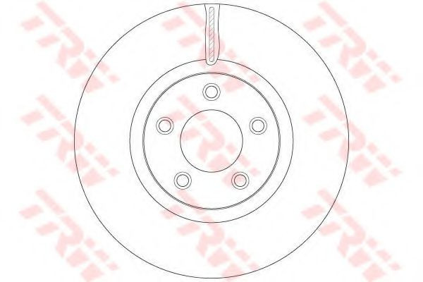 Disc frana MAZDA 3 (BL) (2008 - 2016) TRW DF6490S