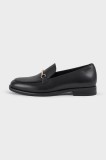 Vagabond Shoemakers mocasini de piele HEIDI femei, culoarea negru, cu toc plat, 5909-101-20