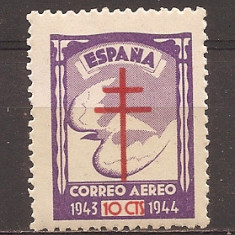 Spania 1943 - Lupta împotriva tuberculozei, PA, MNH