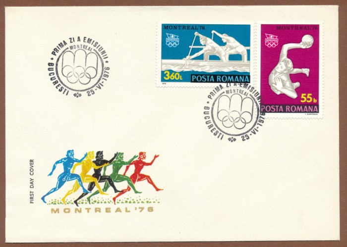 FDC 913-c - JOCURILE OLIMPICE MONTREAL 76 - C