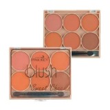 Paleta 6 farduri de obraz, Makeup, Pink Key Blush, Sweet Cheek, 02