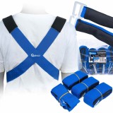 Set chingi pentru transport mobilier, 2.9 m x 50 mm, capacitate maxima 270 kg, 4 bucati, Geko G29795