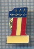 AX 496 INSIGNA -,,1&quot; CU STEAGUL AMERICAN-ESTE SIMBOLUL LUI EVEL KNIEVEL CASCADOR