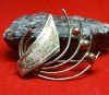 Brosa Argint 835 Veche, 3.5x4cm, 5.85g