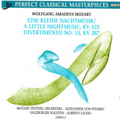 CD Wolfgang Amadeus Mozart ‎– Eine Kleine Nachtmusik/A Little Nightmusic, KV 525